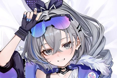 しろきつね スタレ 銀狼 抱き枕カバー 表 サムネイル